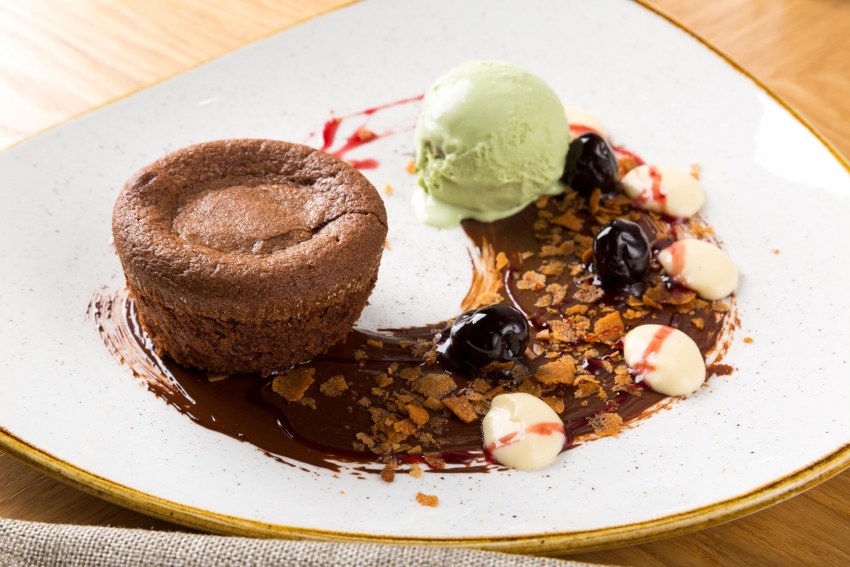 Шоколадный фондан