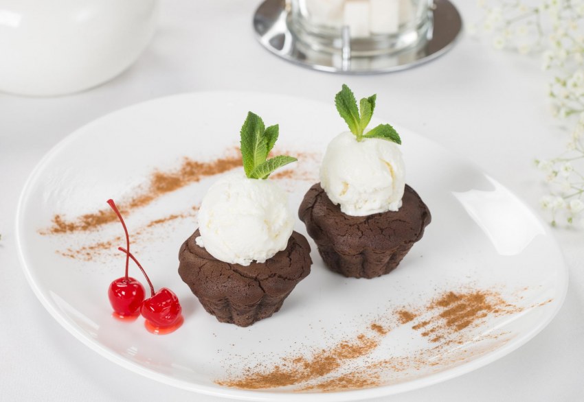 Шоколадный фондан