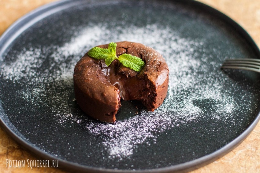 Пирожное шоколадный фондан