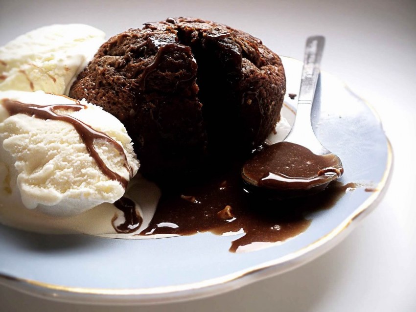 Шоколадный фондан