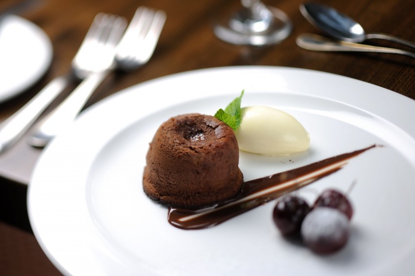 Шоколадный фондан