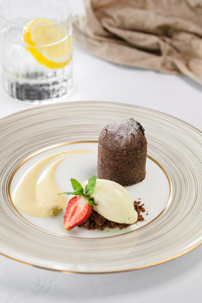 Карамельный фондан