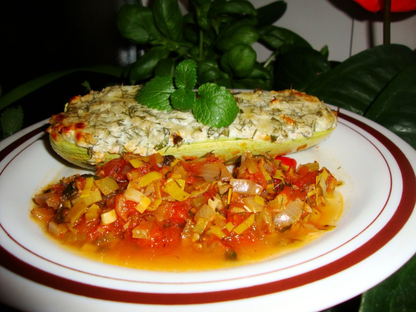 Кабачки под маринадом