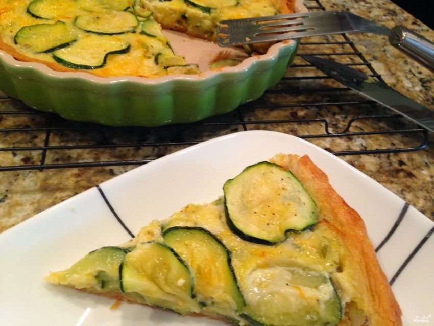 Итальянский пирог с цукини