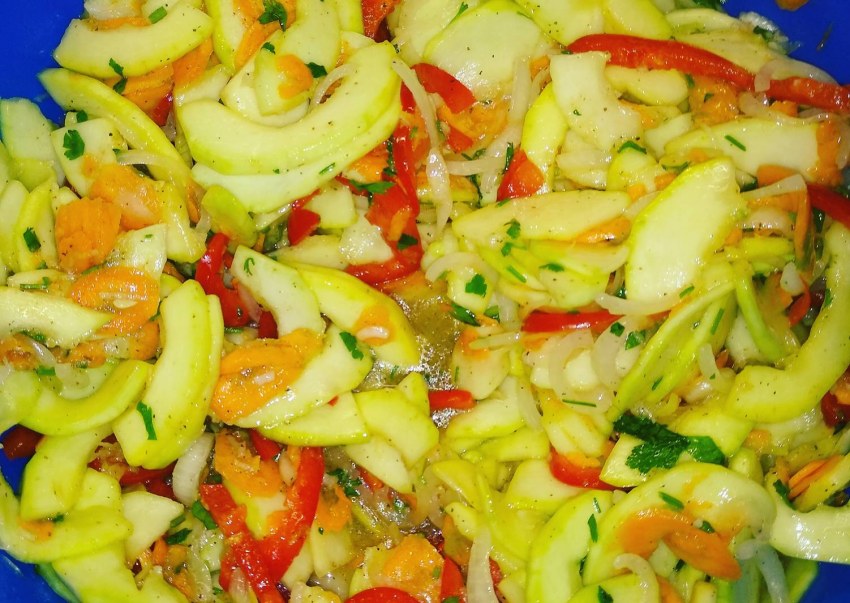 Жареные кабачки кружочками на сковороде на зиму