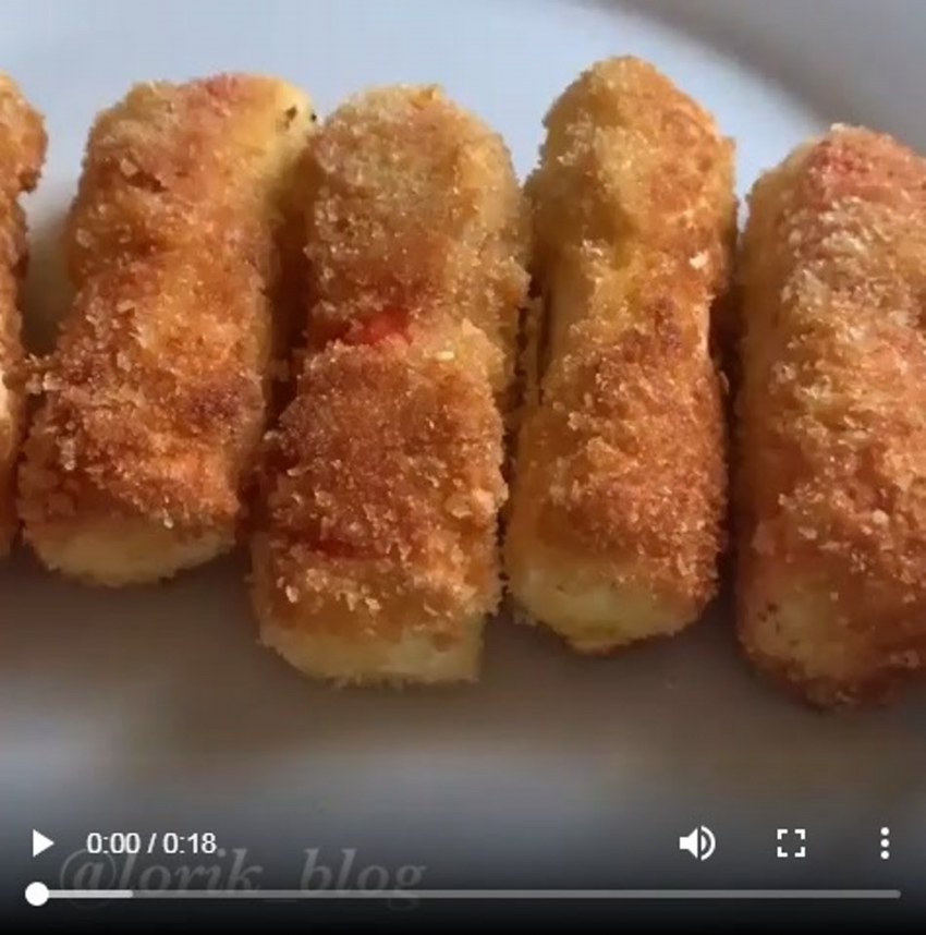 Закуски на палочках и в кляре