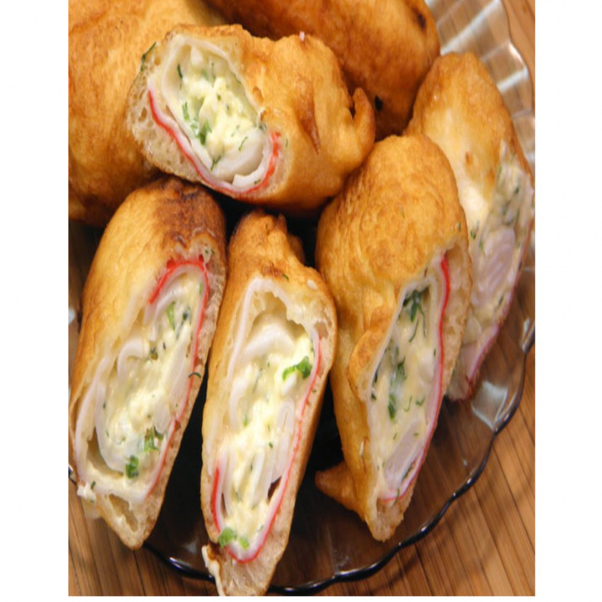 Фаршированные крабовые палочки в кляре