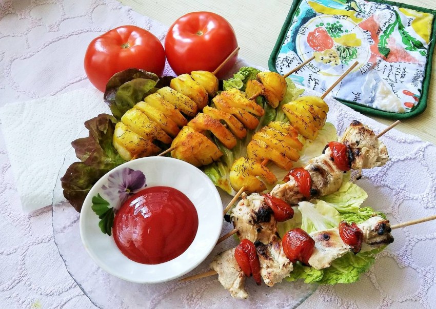 Мясо гармошка