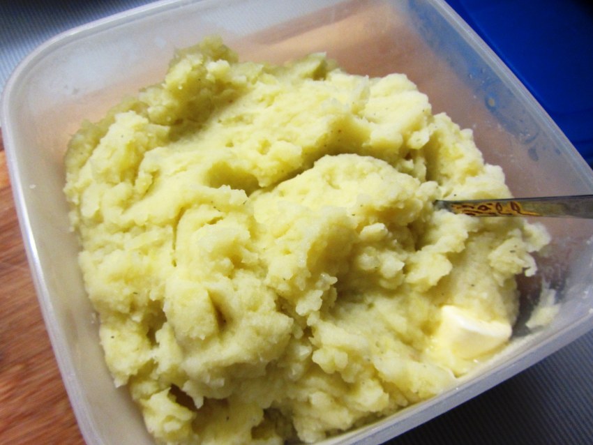 Картофельное пюре с чесноком