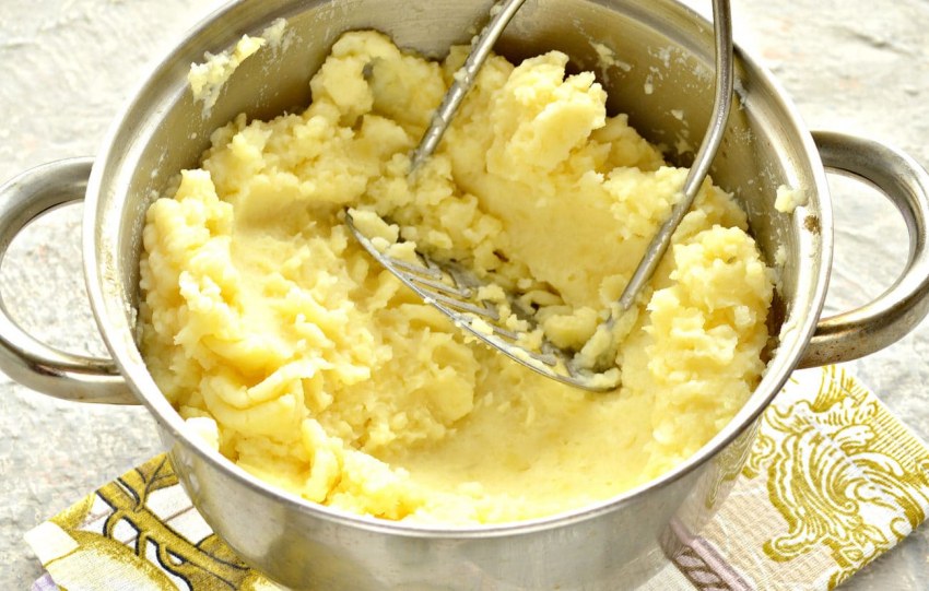 Картофельное пюре с яйцом