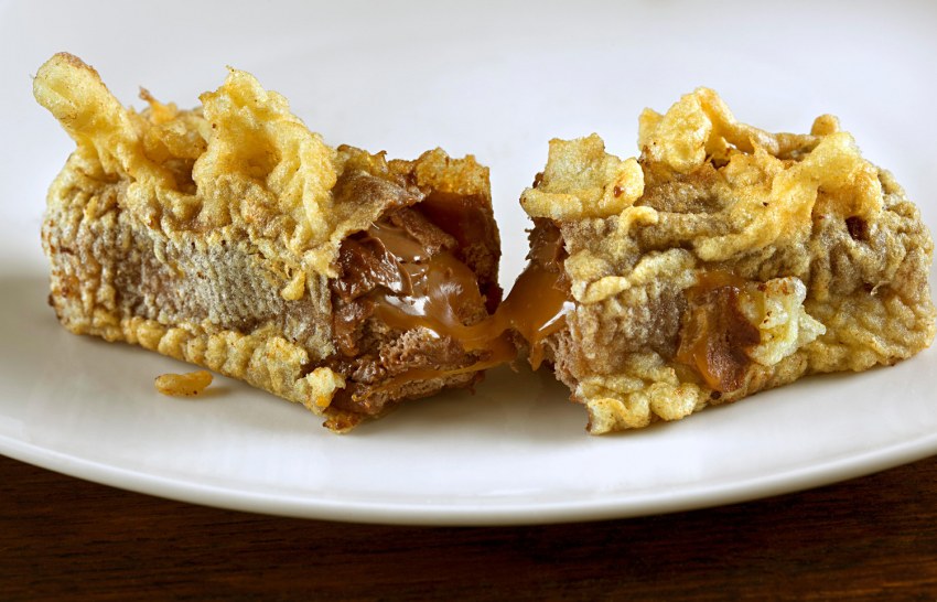 Жареный батончик Марс