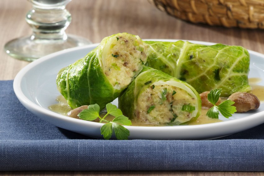 Голубцы из гусятины