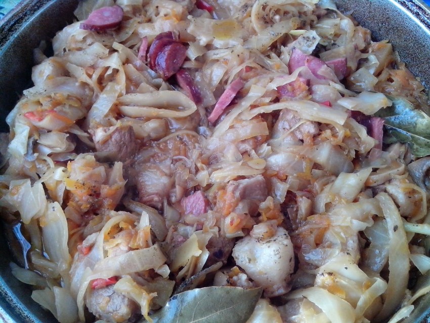 Блюда из тушеной капусты