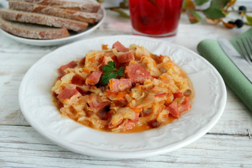 Бигус с пекинской капустой