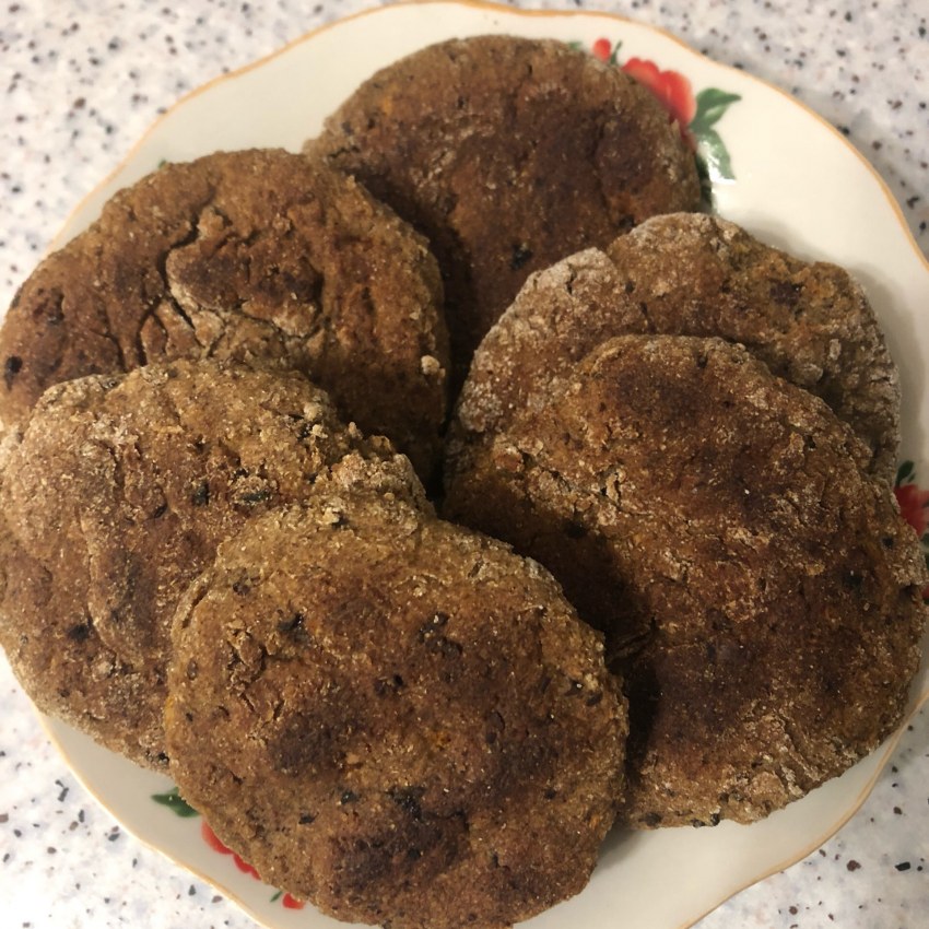 Овсяное печенье с яблочным пюре