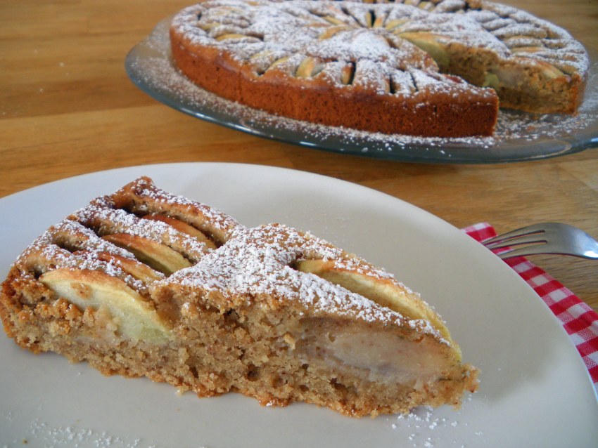 Немецкий яблочный пирог Апфелькухен