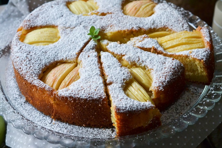 Как сделать немецкое блюдо Apfelkuchen торт домашних условиях