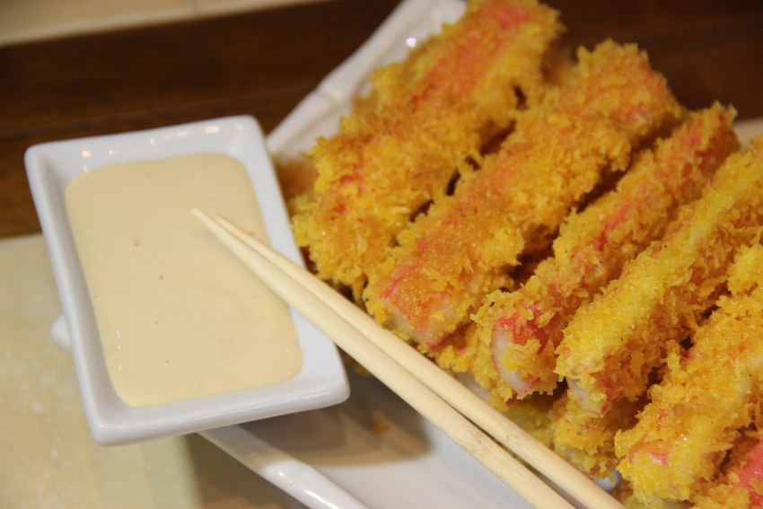 Крабовые палочки темпура