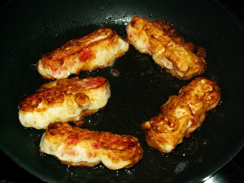 Крабовые палочки в кляре с сыром