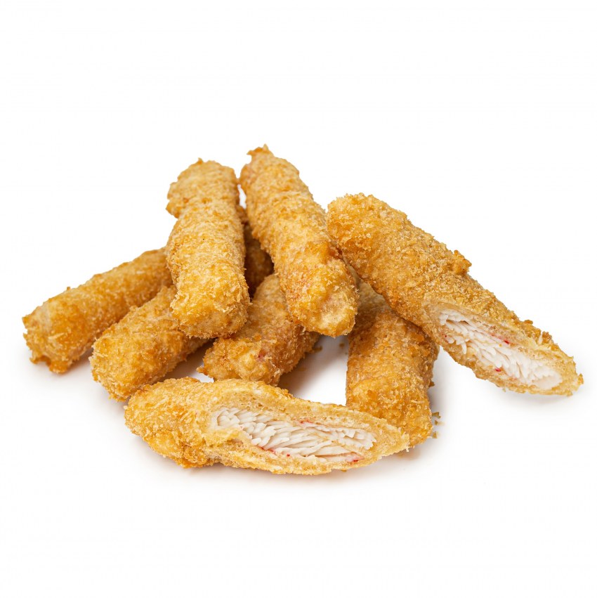 Крабовые палочки в сырной панировке