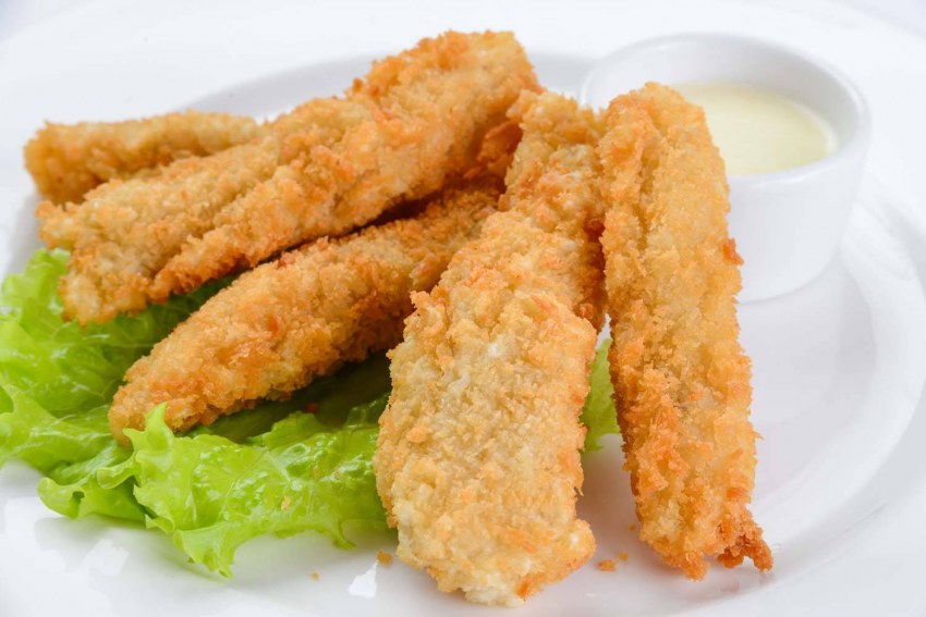 Завтрак из крабовых палочек