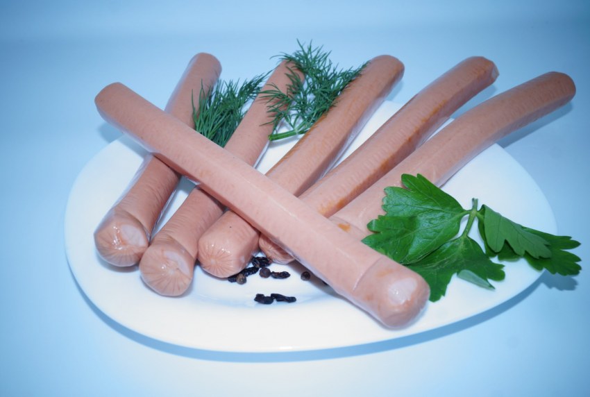 Сосиски в упаковке