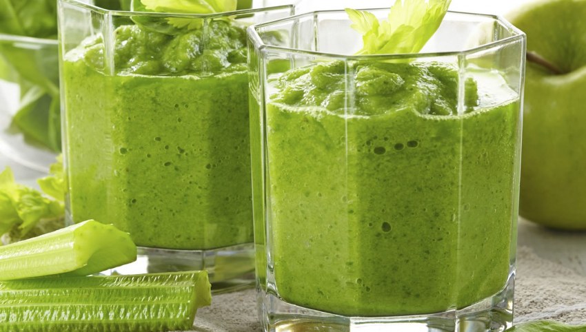 Сельдерей с авокадо пюре