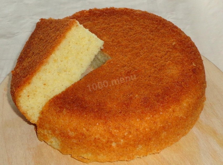 Пышный бисквит