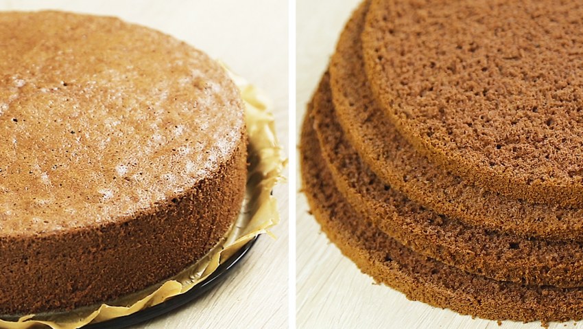 Крем для бисквитного торта из сметаны