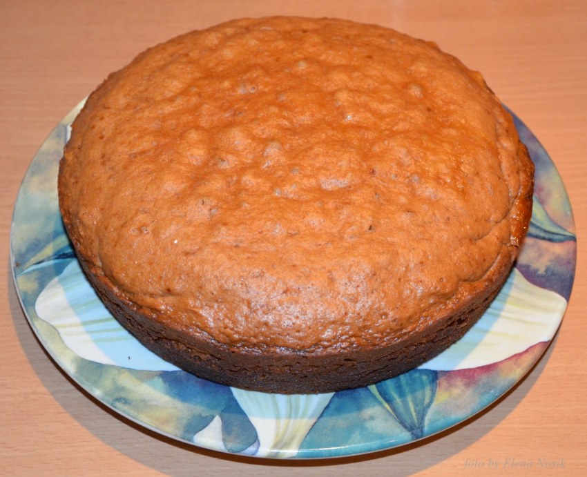 Шоколадный бисквит в мультиварке