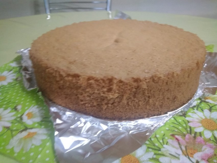 Бисквит для торта в микроволновке