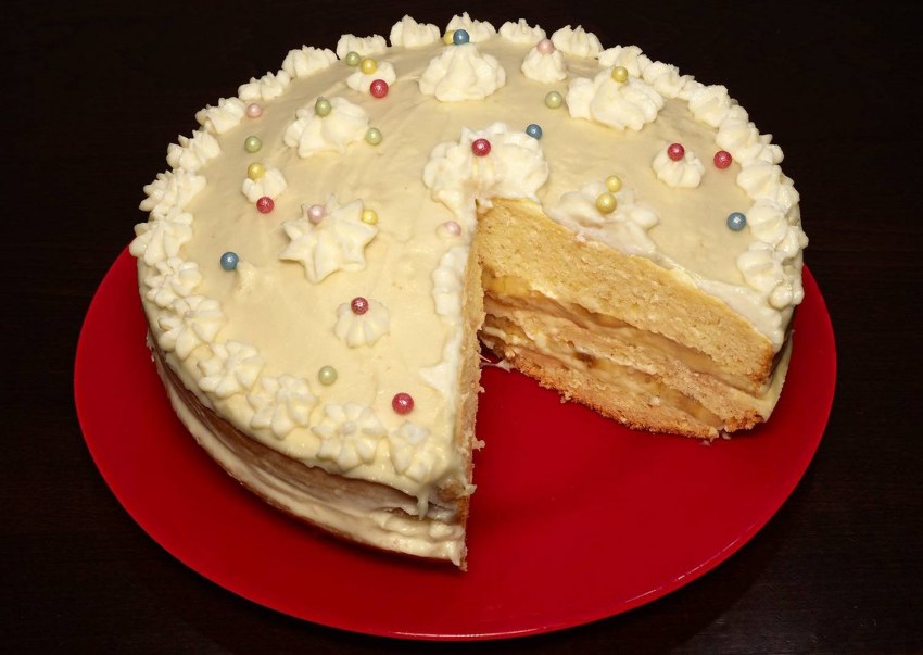 Шоколадный шифоновый бисквит