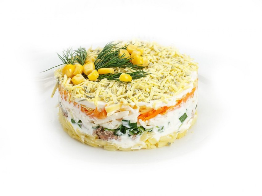 Салат Мимоза Королевская