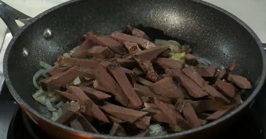 Печень куриная жареная