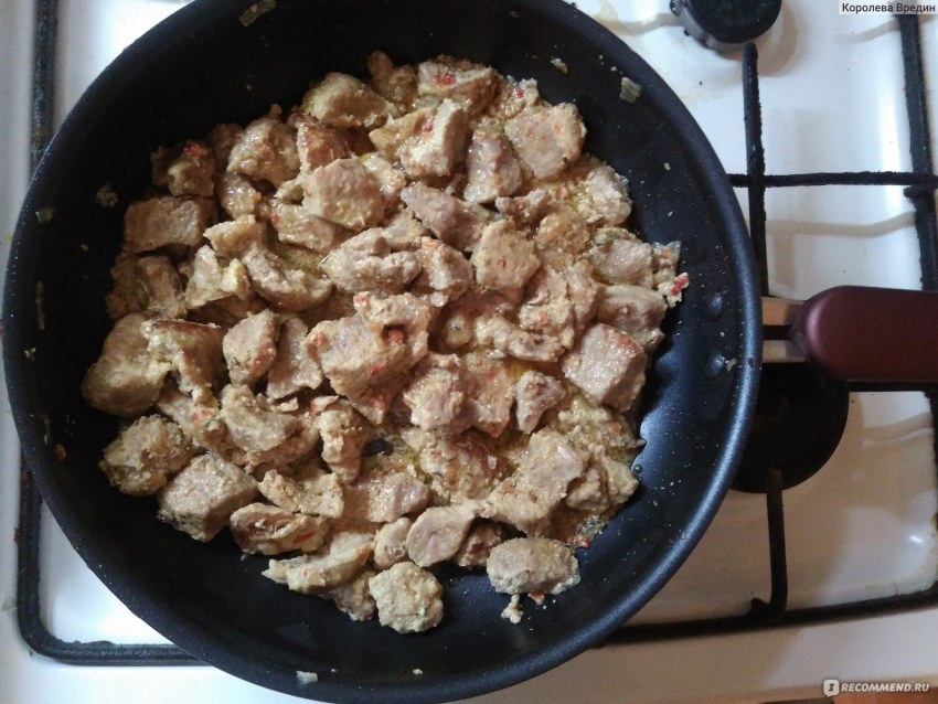 Жареное свиное сердце