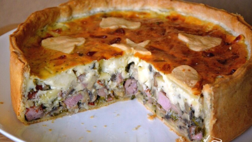 Пирог с картошкой и зеленью