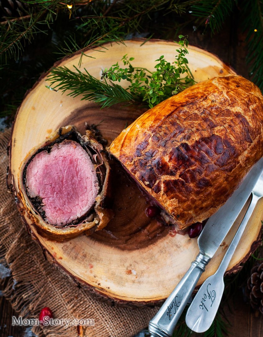 Биф Веллингтон и ростбиф