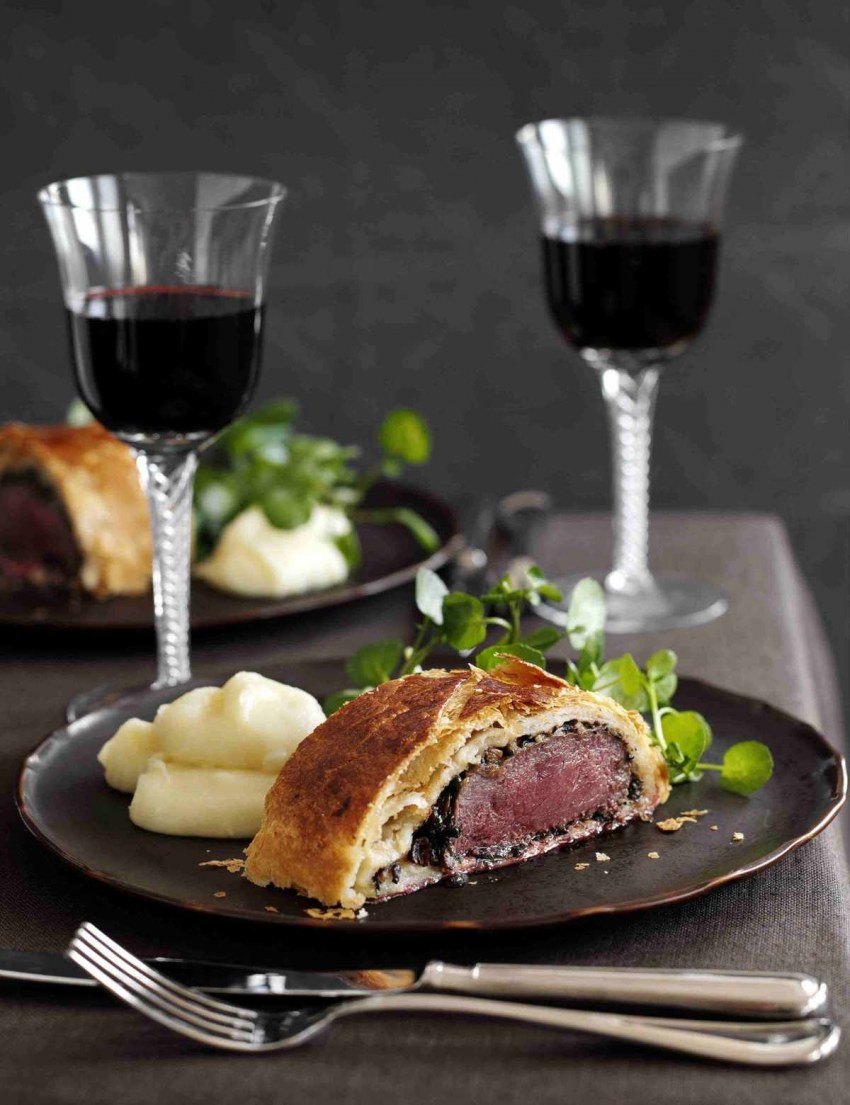 Говядина "Веллингтон" с грибами