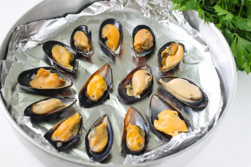 Морепродукты в кокосовом молоке