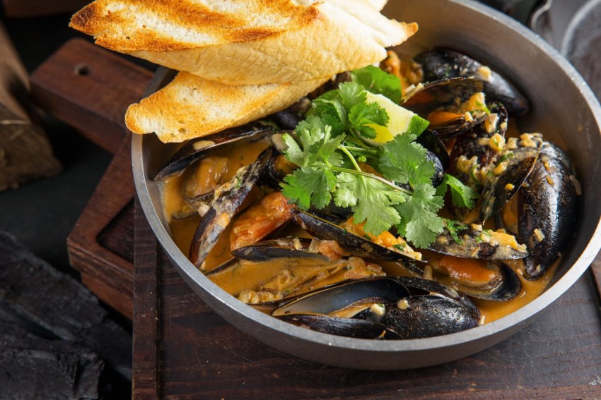 Креветка в ракушке