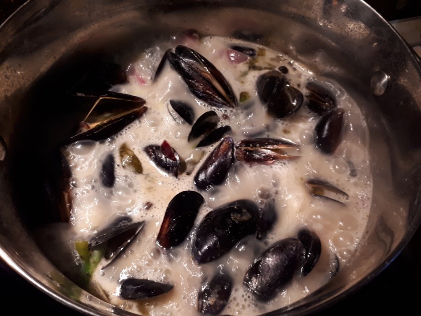 Огромные мидии