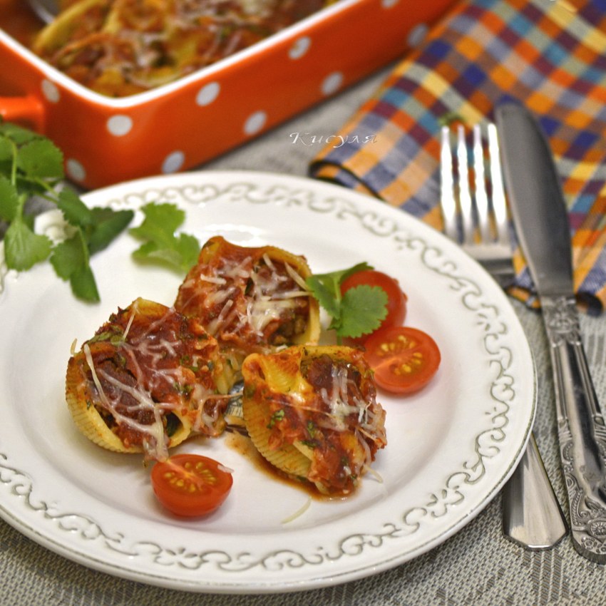 Фаршированные lumaconi