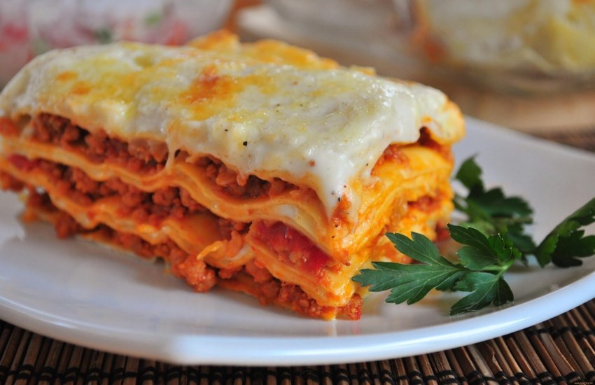 Лазанья кусок