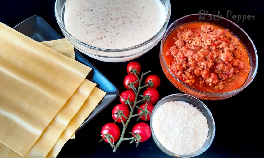 Лазанья вид сверху