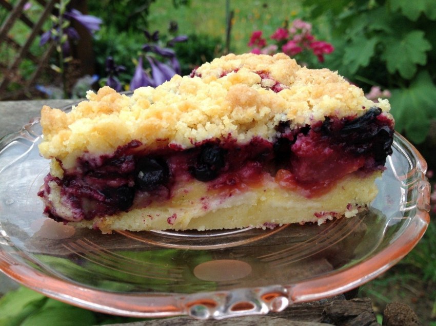 Пирог кухен песочный