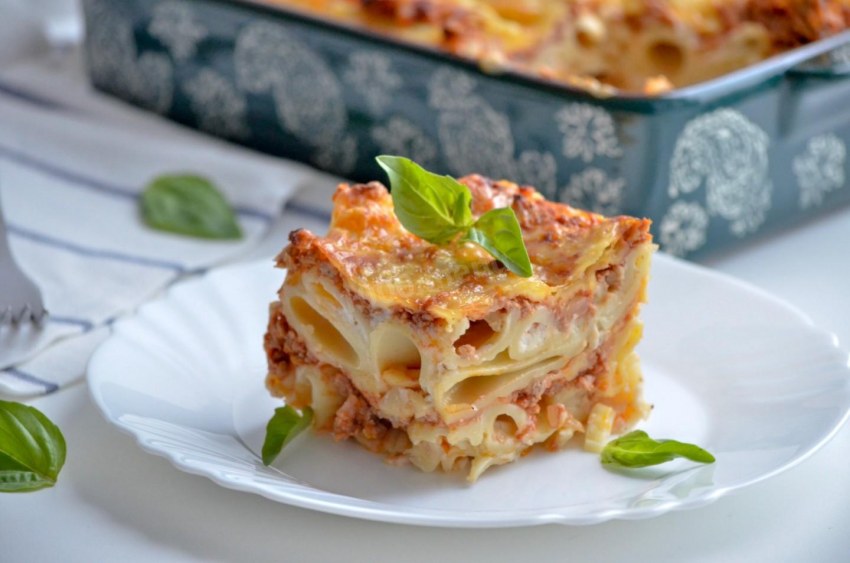Лазанья из макарон с фаршем
