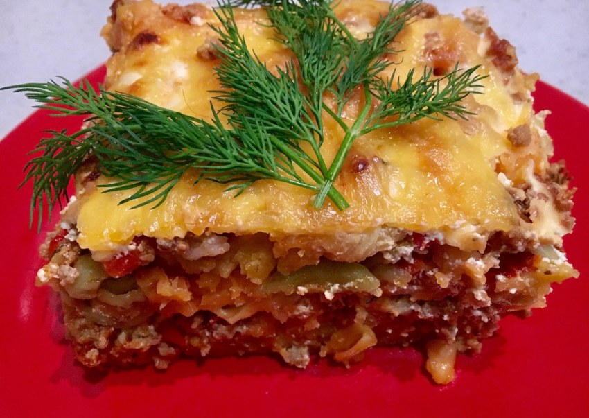 Каннеллони бешамель паста