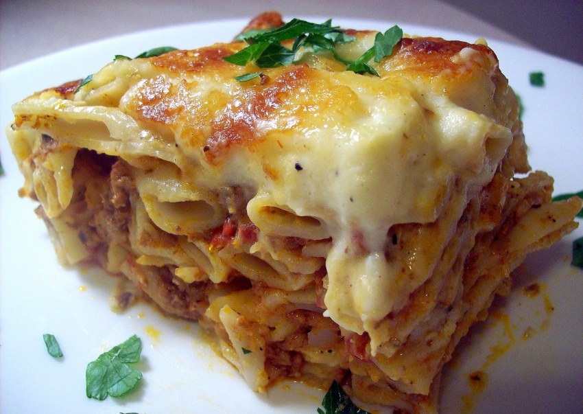 Ленивая лазанья с макаронами