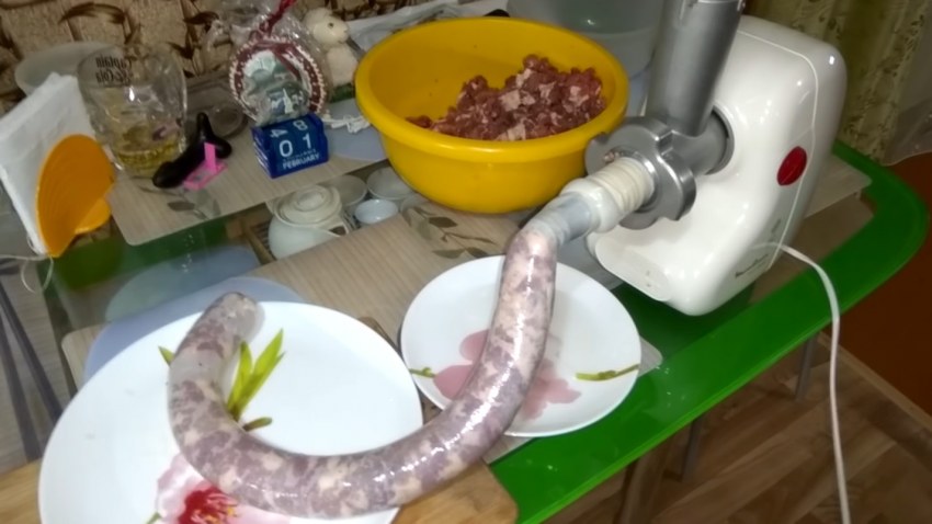 Ливерная колбаса домашняя без кишок