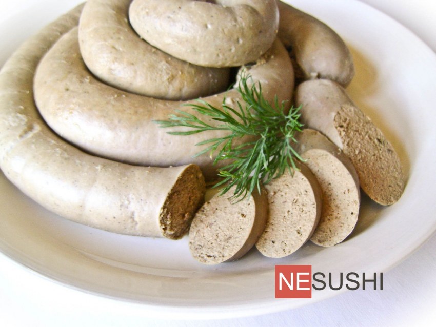 Колбаса в широкой кишке